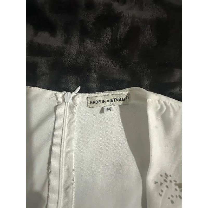 Váy voan tơ hoạ tiết hoa đính ngọc size M 728479