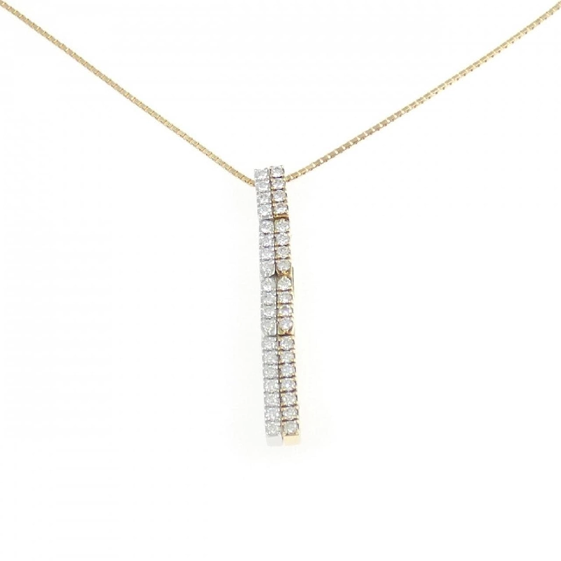 K18YG/K18WG Dây chuyền kim cương 0.32CT - Hàng hiệu Chính hãng 862275