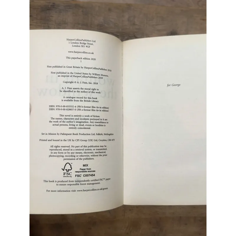 The Woman in the Window - A.J. Finn 736267