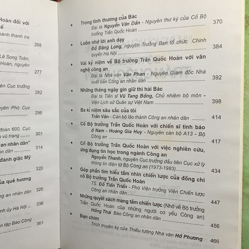 Những kỷ niệm sâu sắc về đồng chí Trần Quốc Hoàn 187400