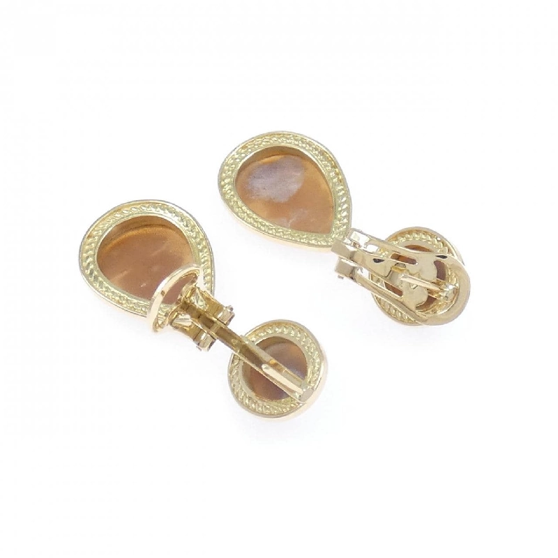 Bông tai Shell Cameo 750YG - Hàng hiệu Authentic 868723