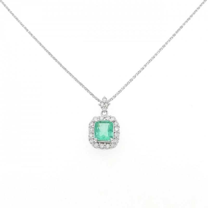 Dây chuyền ngọc lục bảo K18WG 1.76CT - Hàng hiệu chính hãng 856633