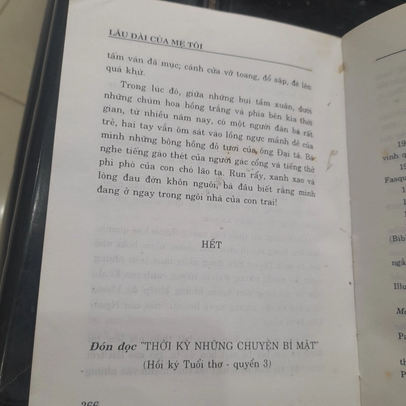 Marcel Pagnol - LÂU ĐÀI CỦA MẸ TÔI (hồi ký tuổi thơ) 367751