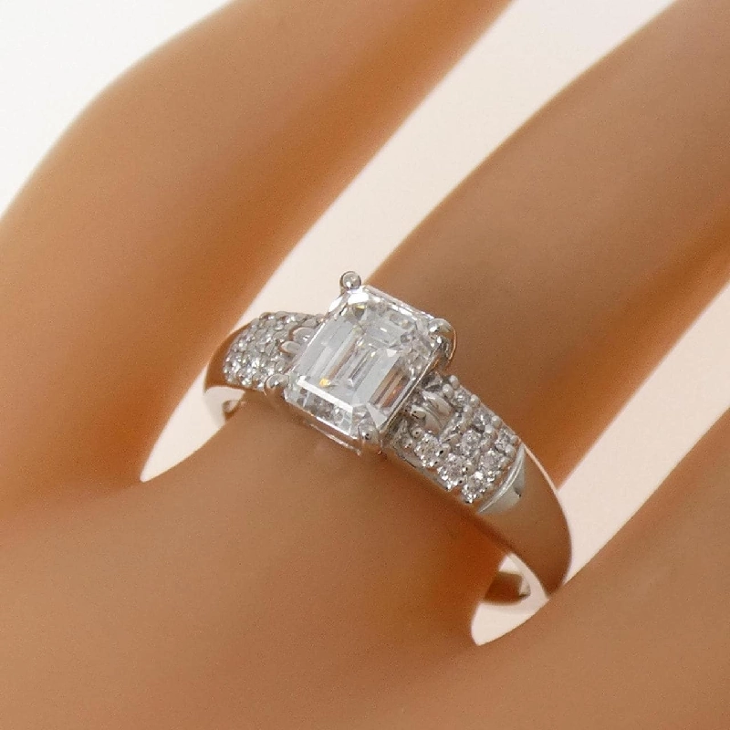 Nhẫn kim cương PT900 1.140CT E VS1 cắt hình thoi - Hàng hiệu Authentic 873806