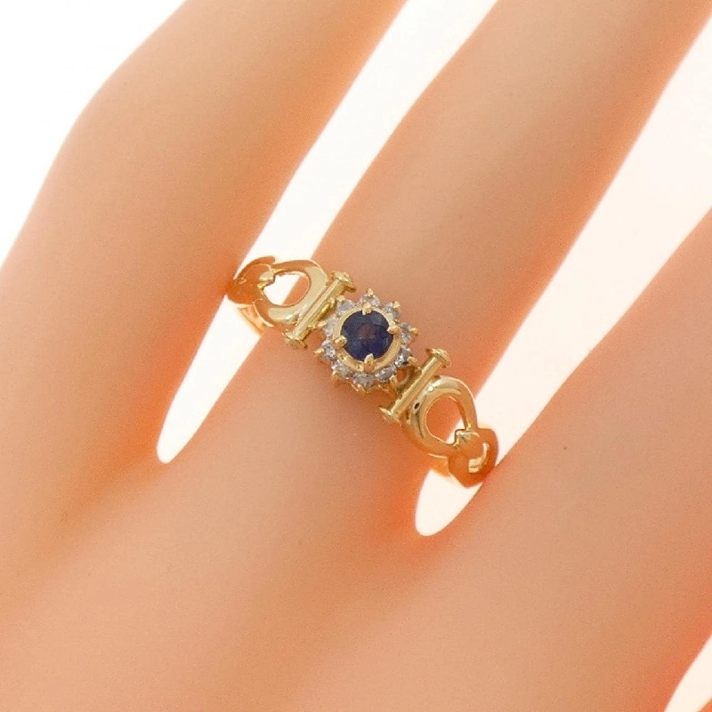 Nhẫn Sapphire K18YG - Hàng hiệu Chính hãng 851296