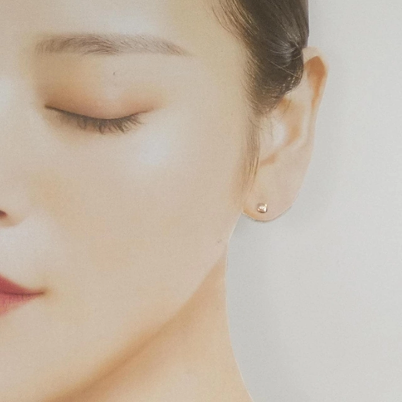 K18PG/K18YG Bông tai kim cương một bên - Hàng hiệu Authentic 874774