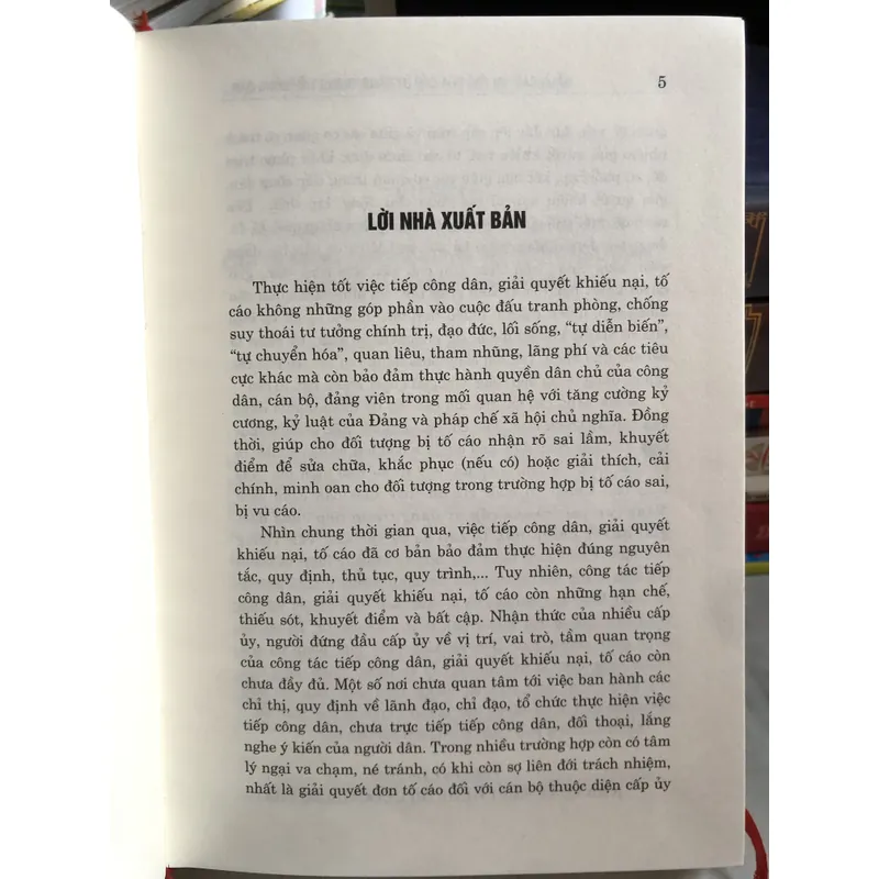 Nâng cao vai trò của cấp uỷ Đảng trong tiếp công dân, giải quyết khiếu nại, tố cáo 627146