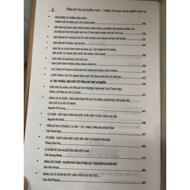 Tổng bí thư Lê Duẩn - Thư mục và tác phẩm chọn lọc 706332