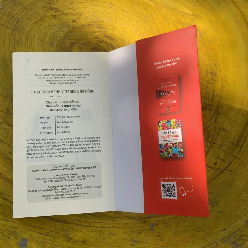 THAO TÚNG HÀNH VI TRONG BÁN HÀNG- vũ thanh mai 789734