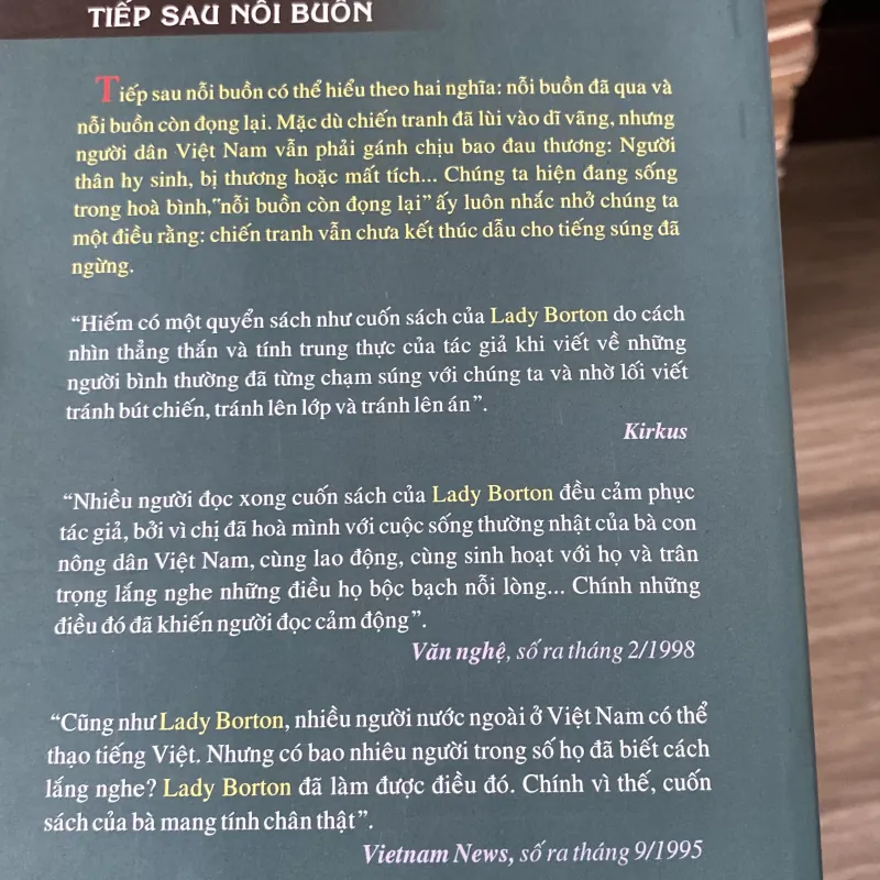 TIẾP SAU NỖI BUỒN, MỘT NGƯỜI MỸ GIỮA LÀNG QUÊ VIỆT NAM, LADY BORTON 996041
