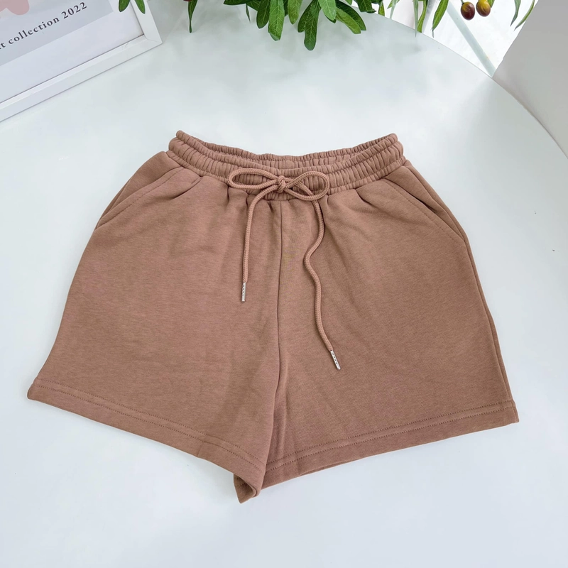 Quần Short Nữ Chất Cotton Nỉ Freesize < 55kg Bốn Màu Cơ Bản Hàng Mới 305640