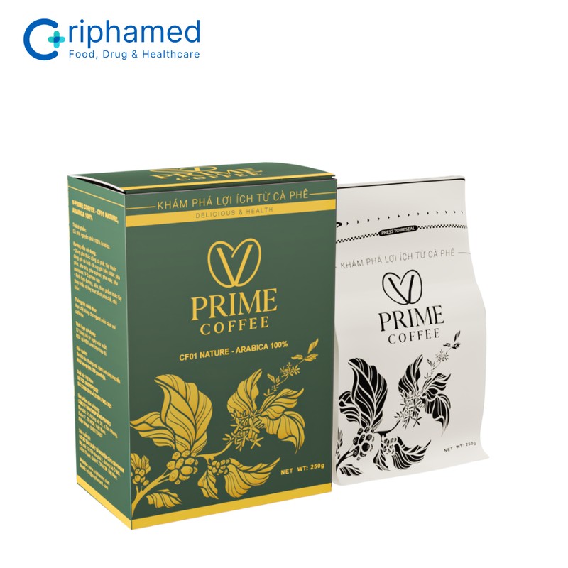 Cà phê xay nguyên chất V-Prime Coffee 100 % Arabica CF01 Nature 73604