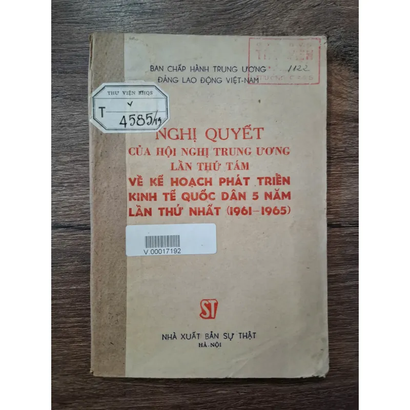 Nghị Quyết Của Hội Nghị Trung Ương Lần Thứ Tám Về Kế Hoạch... 709717