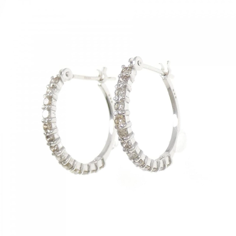 K18WG Bông tai kim cương 0.50CT - Hàng hiệu Chính hãng 863314