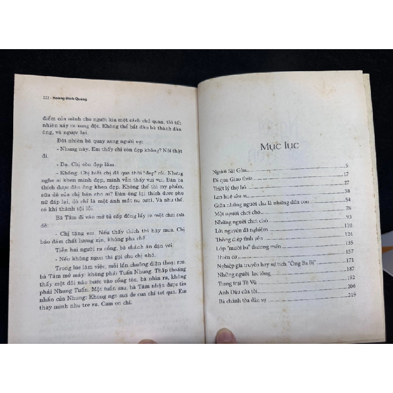 Người Sài Gòn, Hoàng Đình Quang, Mới 80% (Ố Vàng), 2015 SBM1303 342603