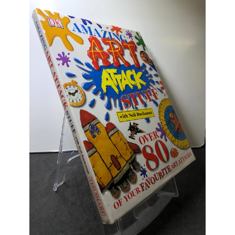 Amazing Art Attack Stuff BÌA CỨNG DK mới 85% bẩn nhẹ Neil Buchanan HPB3107 NGOẠI VĂN 458444