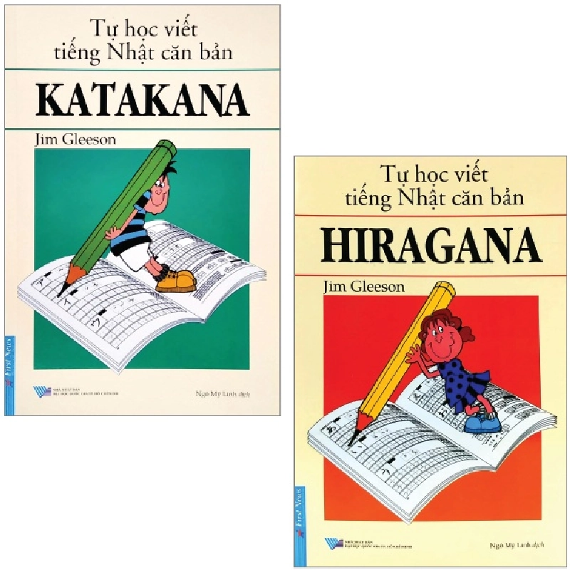 Combo Sách Tự Học Viết Tiếng Nhật Căn Bản - Hiragana + Katakana (Bộ 2 Cuốn) (2022) - Jim Glesson 743450
