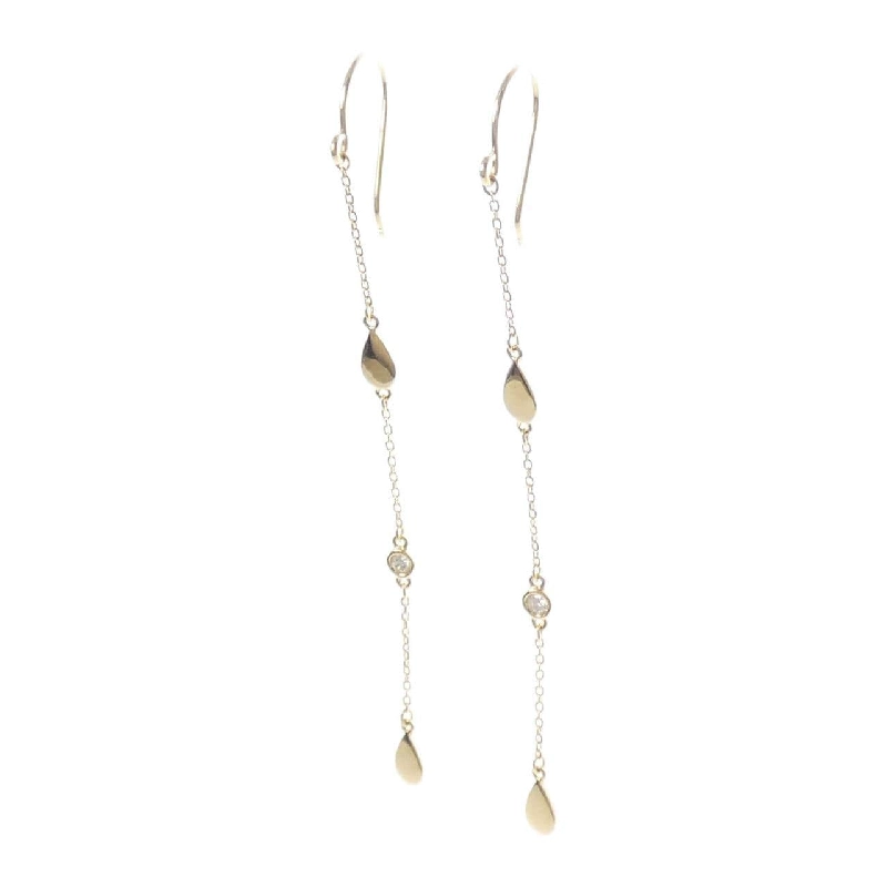 K18YG Bông tai kim cương - Hàng hiệu Chính hãng 868306