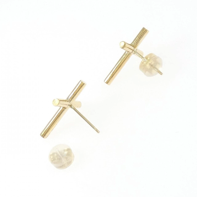 K18YG Khuyên tai hình chữ thập - Hàng hiệu Chính hãng 875610