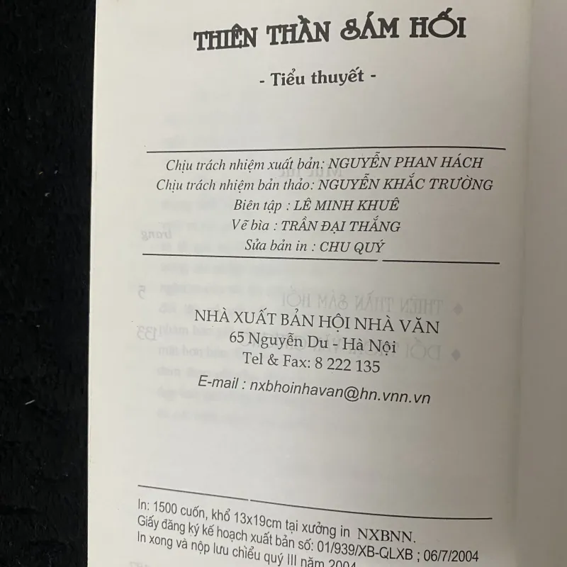 Thiên thần sám hố- Tạ Duy Anh 1033237