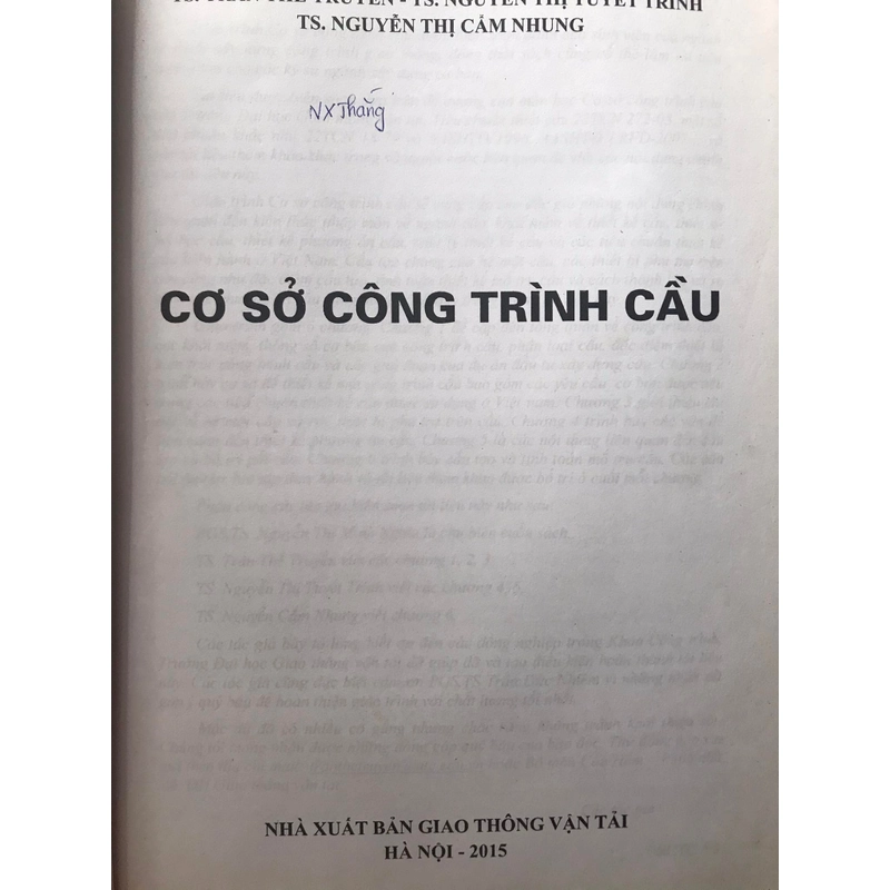 CƠ SỞ CÔNG TRÌNH CẦU 464169