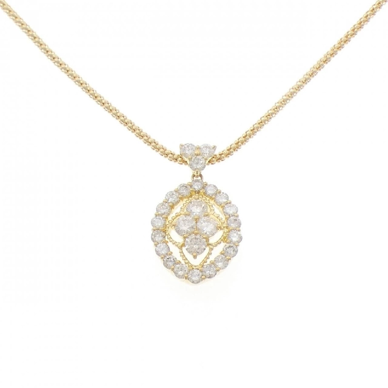 Dây chuyền kim cương K18YG 1.35CT - Hàng hiệu Chính hãng 861330