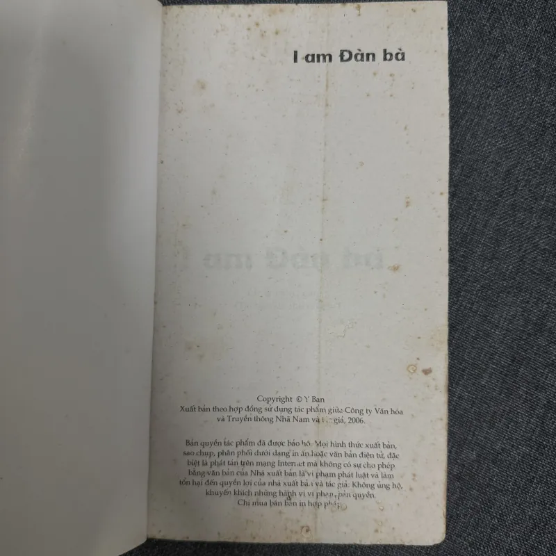 I am Đàn bà - Y Ban 1035422