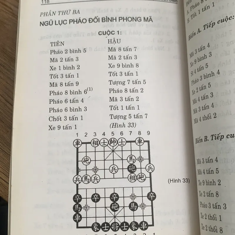 Pháo cuộc bách biến, sách cờ tướng. 713932