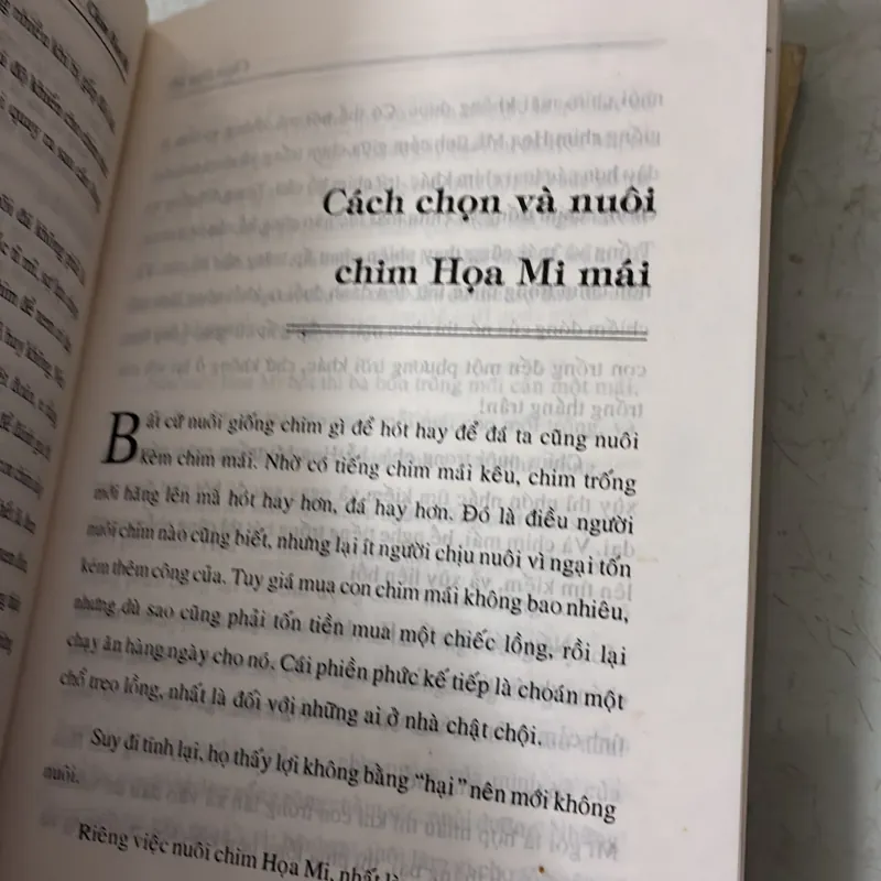 Nghệ thuật nuôi chim hoạ my/ chim kiểng 1039849