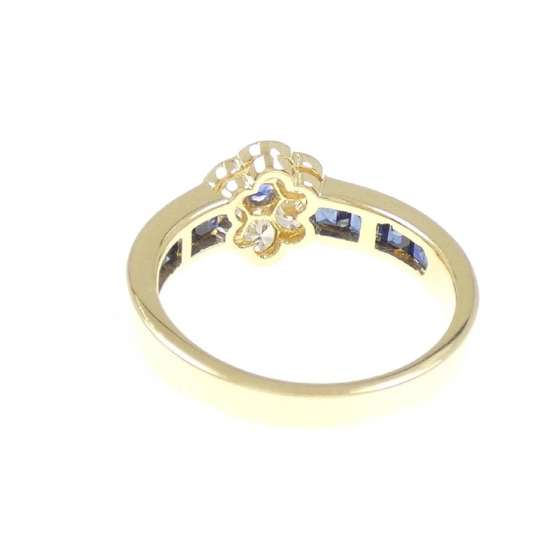 Nhẫn Sapphire Hoa 750YG - Hàng hiệu Chính hãng 850511