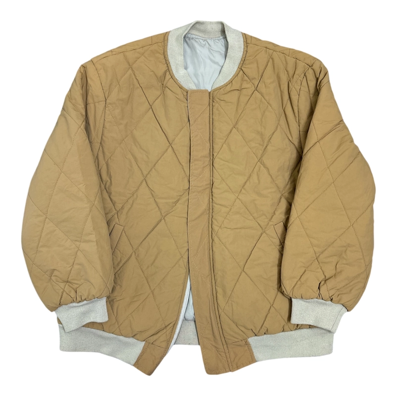 (Sẵn) Áo khoác phao bomber trần bông hai lớp dày dặn 498691