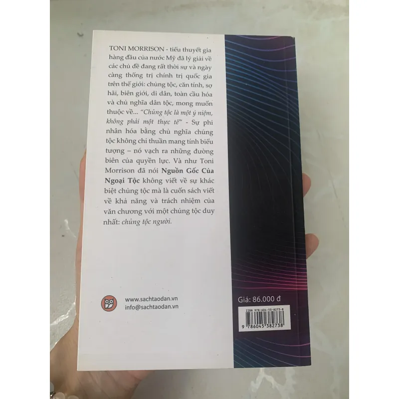 Nguồn gốc của ngoại tộc Toni Morrison sách còn khá mới 970589