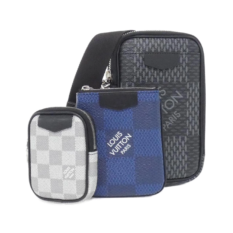 Túi đeo vai Louis Vuitton Damier Graphite 3D Modular N60447 612088