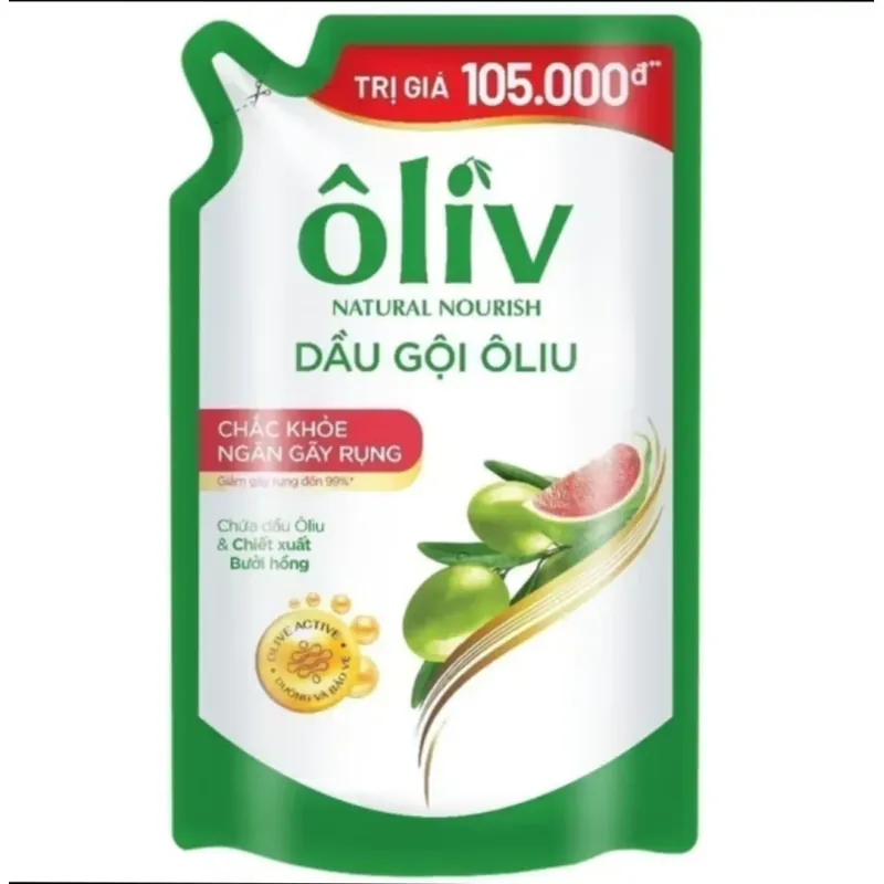 Dầu gội Ô liu + Chiết xuất Bưởi hồng + Chắc khỏe, Ngăn rụng tóc 350ml 604985