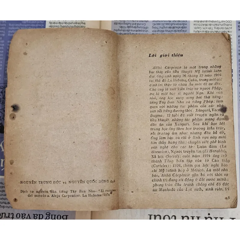 VH Mỹ Latinh:  SỰ TRÁO TRỞ CỦA PHƯƠNG PHÁP (nhà văn Cuba Alejo Carpentierl 727064