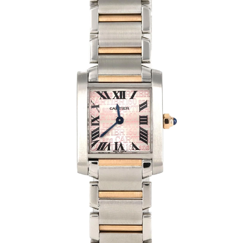 Cartier Tank Française SM PG Combi - Kỷ niệm 160 năm W51036Q4 SSxPG Quartz - Hàng hiệu Chính hãng 882554
