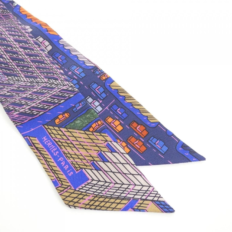 【Sản phẩm chưa sử dụng】Khăn quàng cổ PANTIN CITY của Hermès 063969S 624050