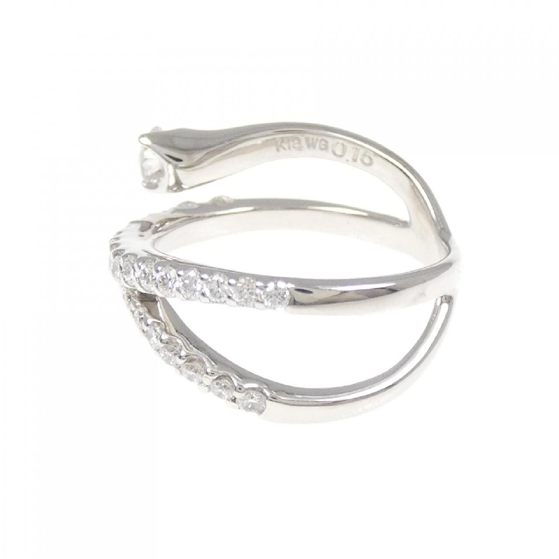 Nhẫn kim cương K18WG 0.15CT 671017