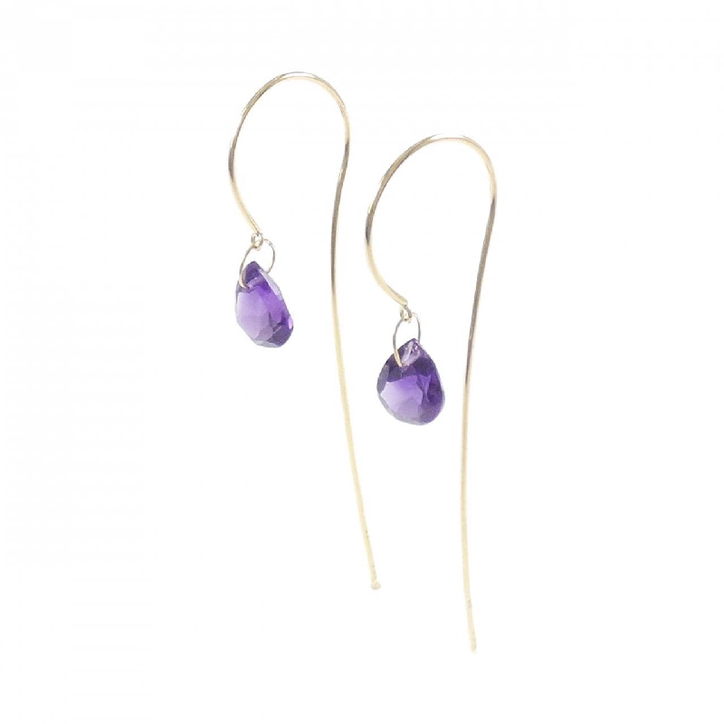 K18YG Amethyst Bông tai 1.60CT - Hàng hiệu Chính hãng 867533