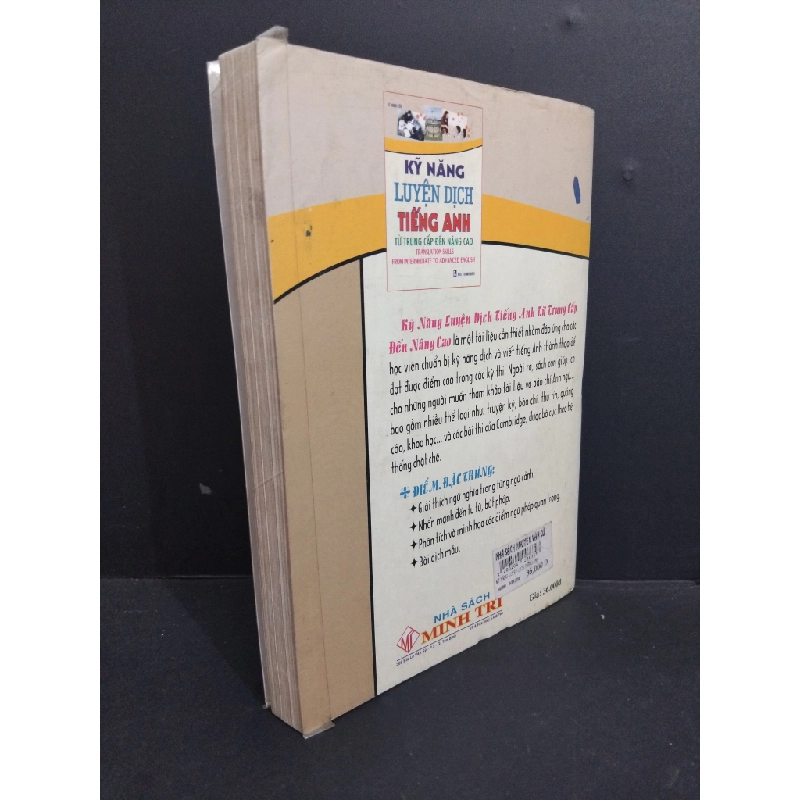 Kỹ năng luyện dịch tiếng Anh mới 70% ố có viết nhẹ 2008 HCM2811 Lê Minh Cẩn HỌC NGOẠI NGỮ 353543