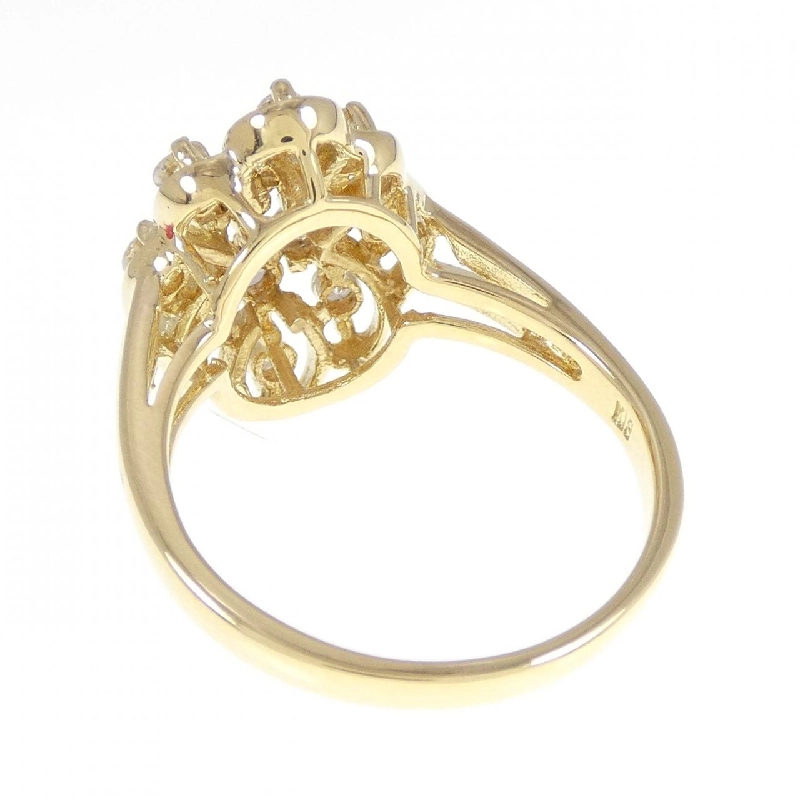 Nhẫn kim cương K18YG 0.54CT 672085