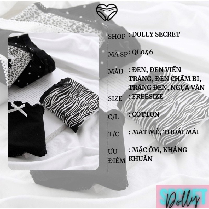 Quần lót nữ cotton DOLLY SECRET 584