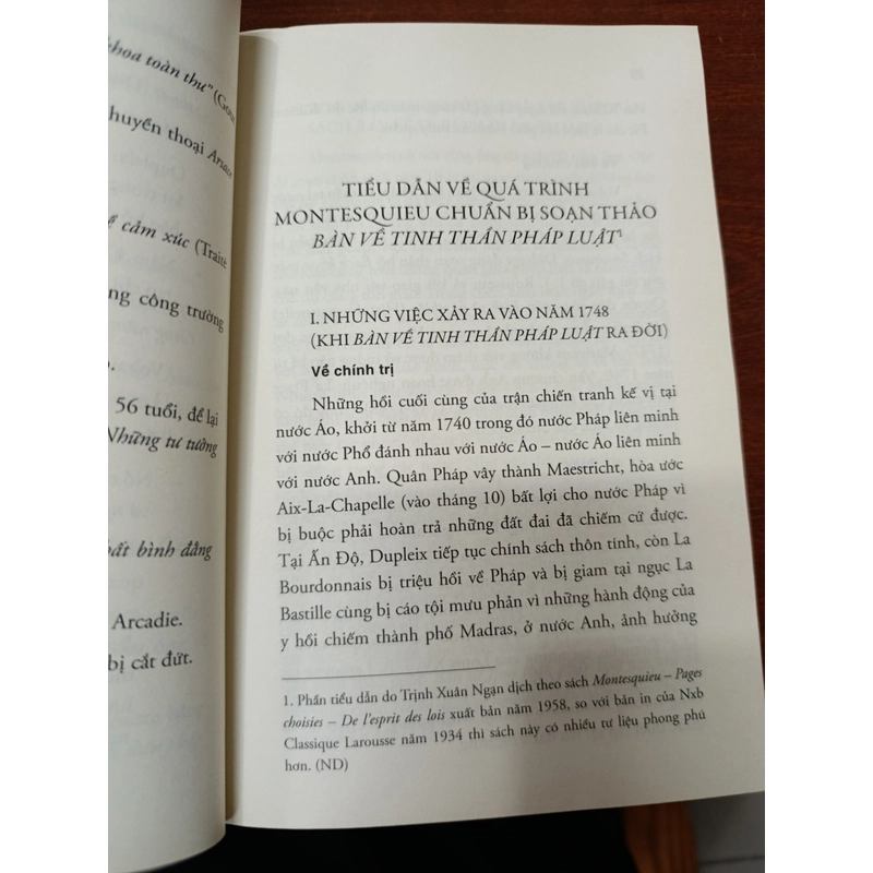 BÀN VỀ TINH THẦN PHÁP LUẬT - DỊCH: HOÀNG THANH ĐẠM 542967