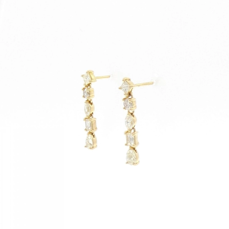 K18YG Bông tai Kim cương 0.70CT - Hàng hiệu Chính hãng 870751