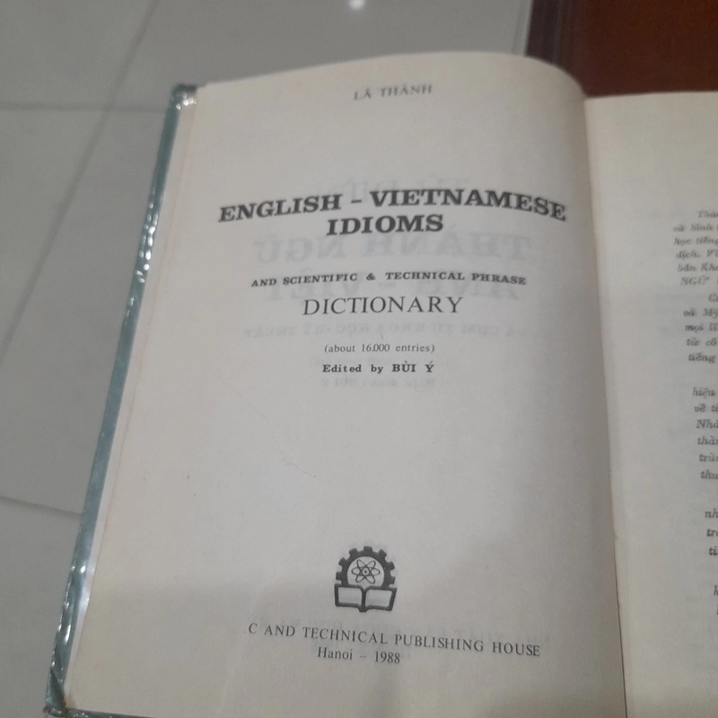 Lã Thành - TỪ ĐIỂN THÀNH NGỮ ANH - VIỆT 276184