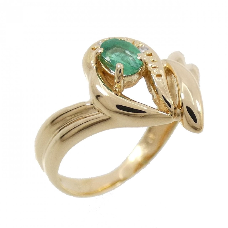 Nhẫn Emerald K18YG 672350