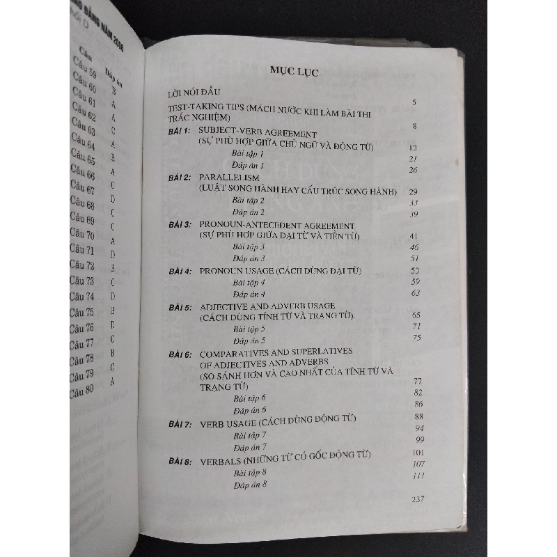 Bí quyết thi trắc nghiệm tiếng anh mới 90% bẩn bìa, ố nhẹ 2007 HCM2811 Lê Đình Bì, M.A HỌC NGOẠI NGỮ 917901