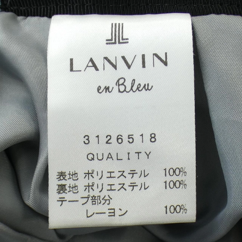 【Mã giảm giá】Chân váy LANVIN en Bleu 651174