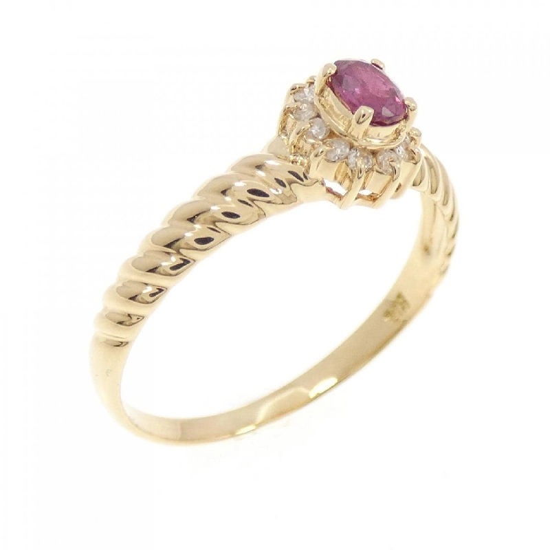 Nhẫn Ruby K18YG - Hàng hiệu Chính hãng 853454