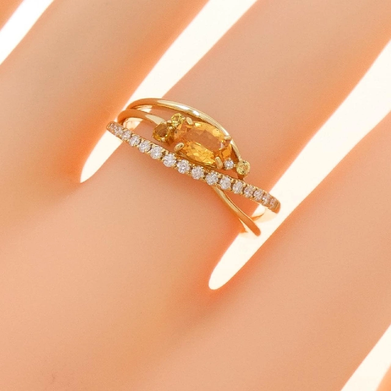 Nhẫn Garnet K18YG 0.593CT - Hàng hiệu Chính hãng 846592